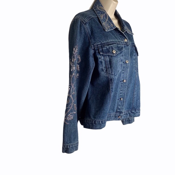 Christine Alexander Embellished Denim Jacket - Picture 4 of 13